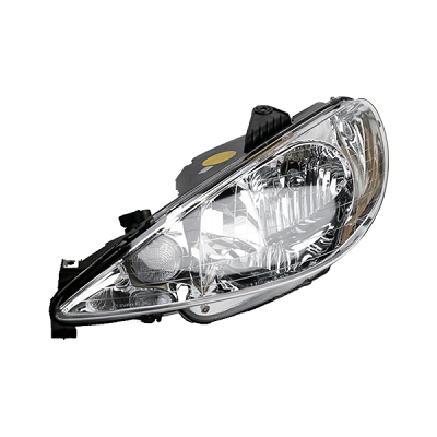 چراغ جلو پژو206 سمت چپ مدرن بدون موتور